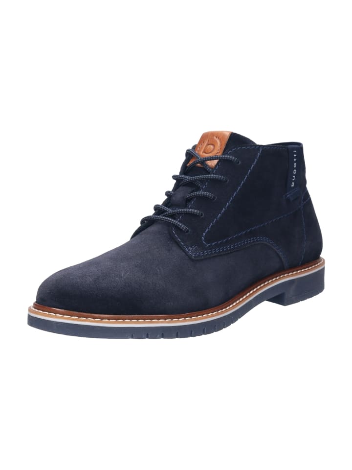 Bugatti Schnürstiefel in blau günstig kaufen