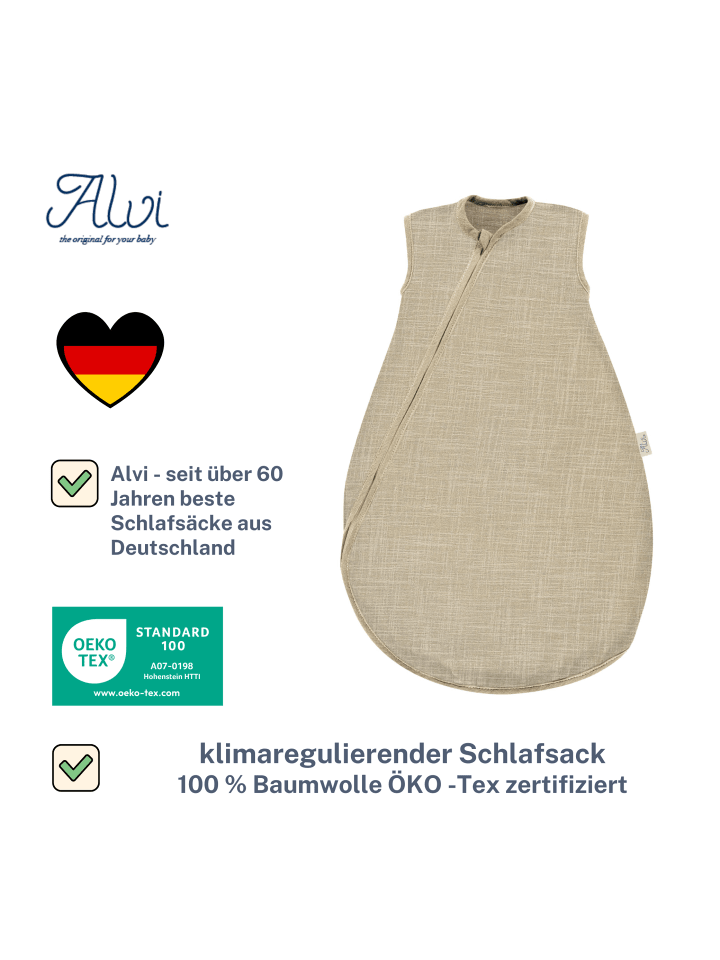 Kinderhaus Blaubär Baby Mäxchen Sommertraum Mullschlafsack TOP in Natur günstig kaufen