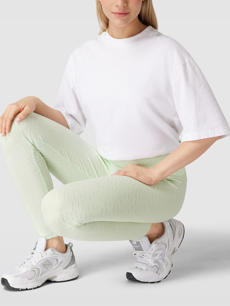 Sportleggings mit Strukturmuster Modell 'NEW DANA' in mint