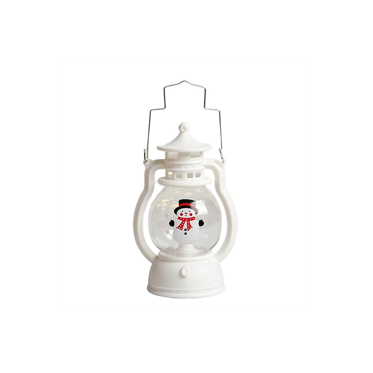 Tragbare kleine LED-Öllampe für Weihnachtsdekorationen Alter Mann Schneemann Weihnachtsatmosphäre Kinder tragbare Lampe