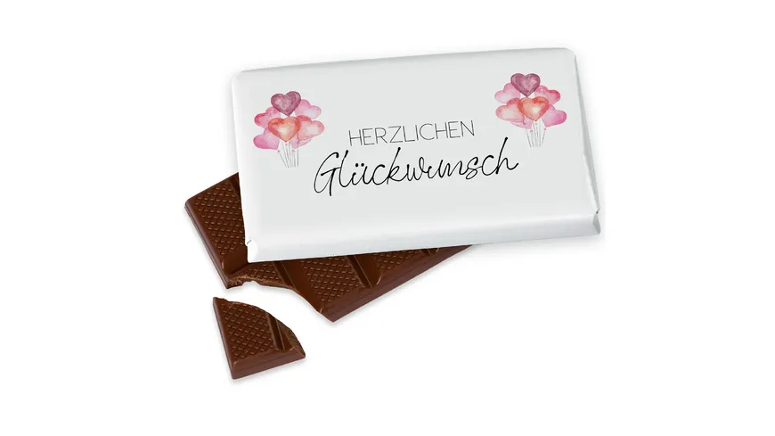 Geschenk für Dich Schokolade Herzlichen Glückwunsch 40 g