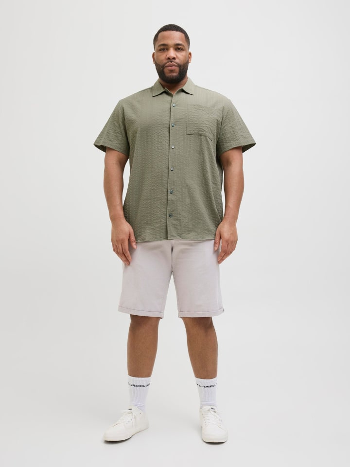 JACK & JONES PLUS Hemd in Vetiver günstig kaufen