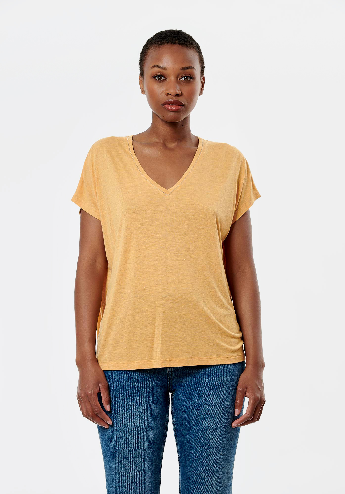LADY   T-shirt orange femme