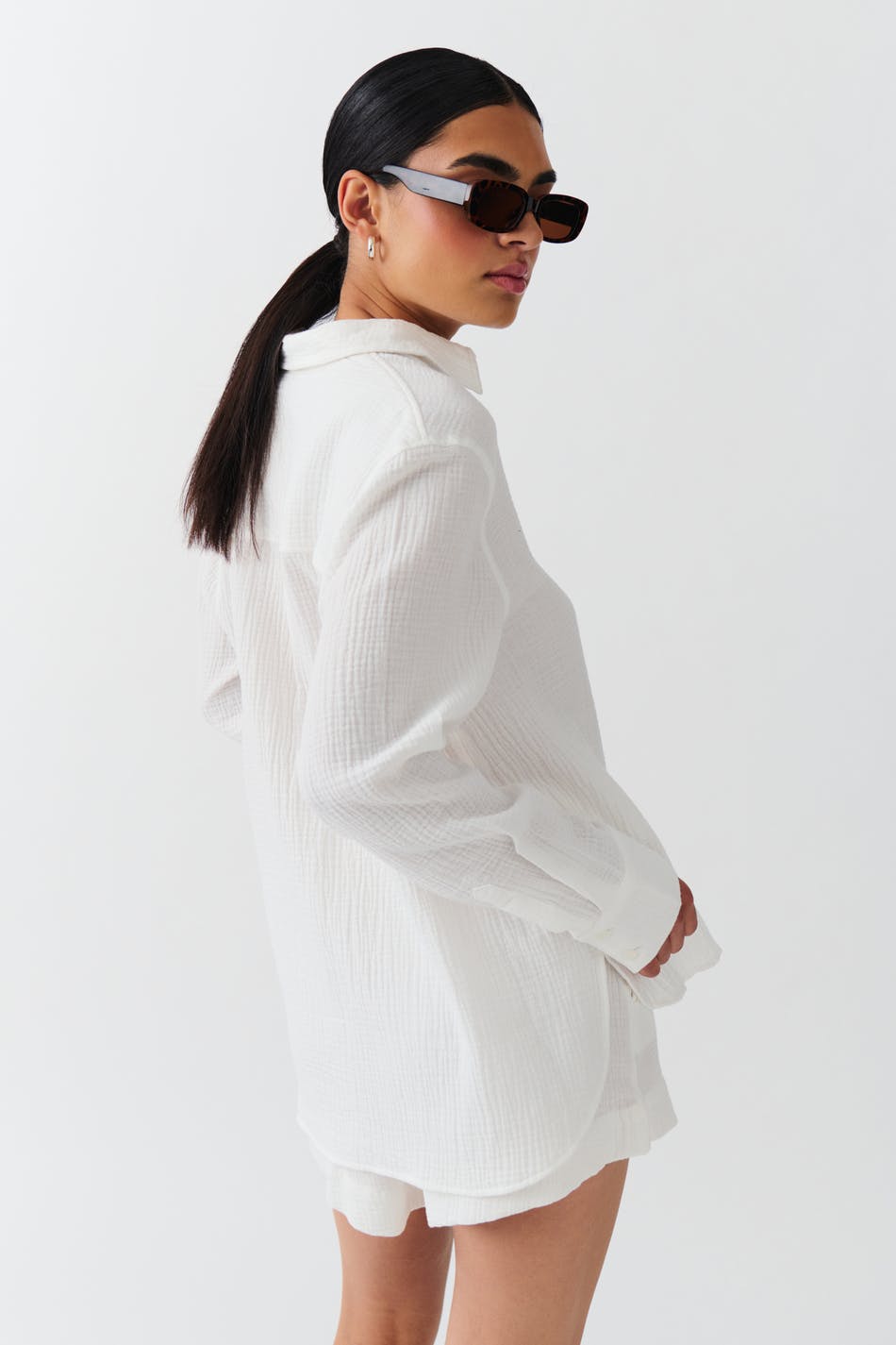 Gauze shirt