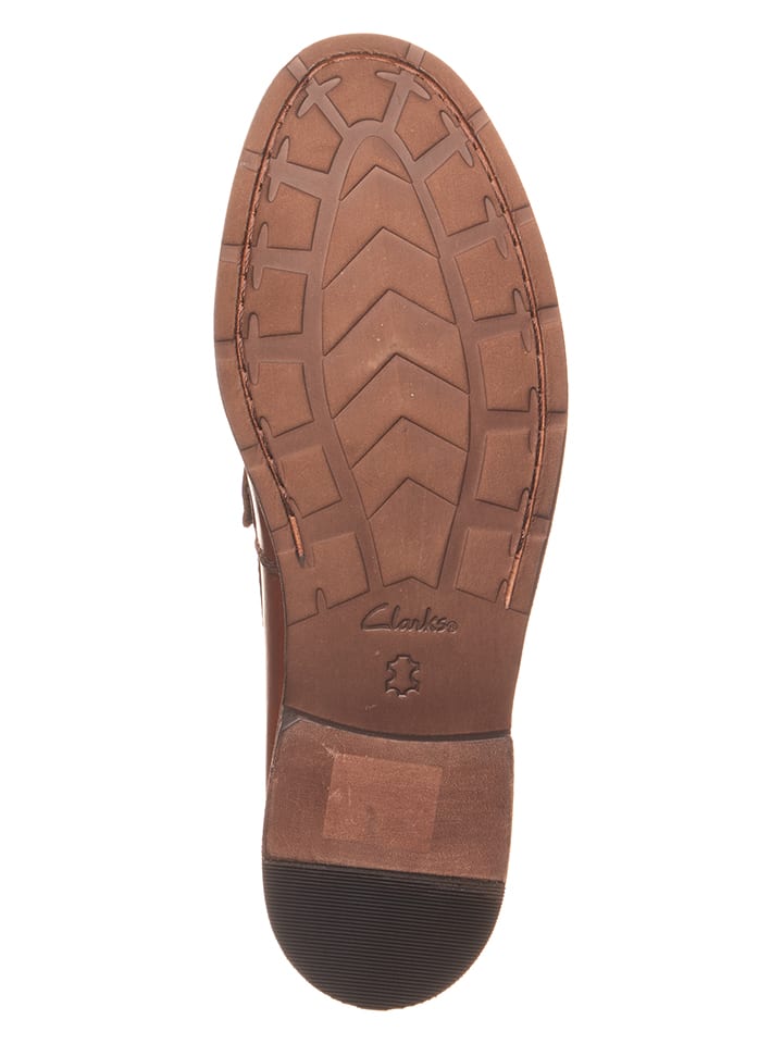 Clarks Leder-Slipper 