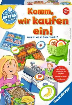 Komm, wir kaufen ein! - Lernspiel ab 2 Jahren
