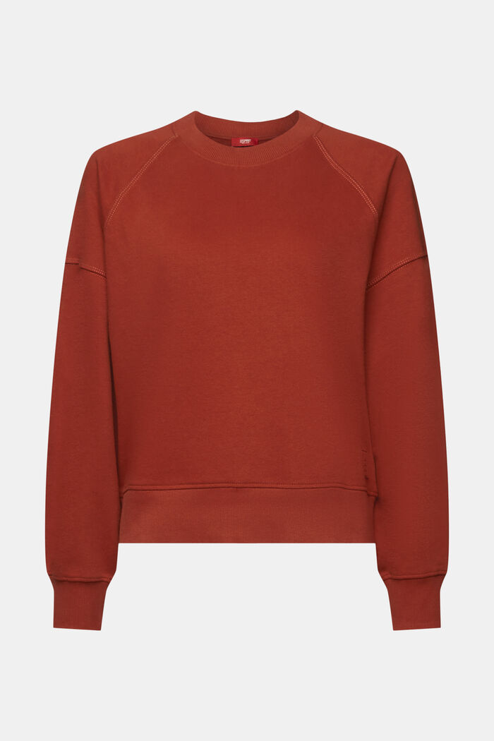 Recycelt: Sweatshirt mit Rundhalsausschnitt