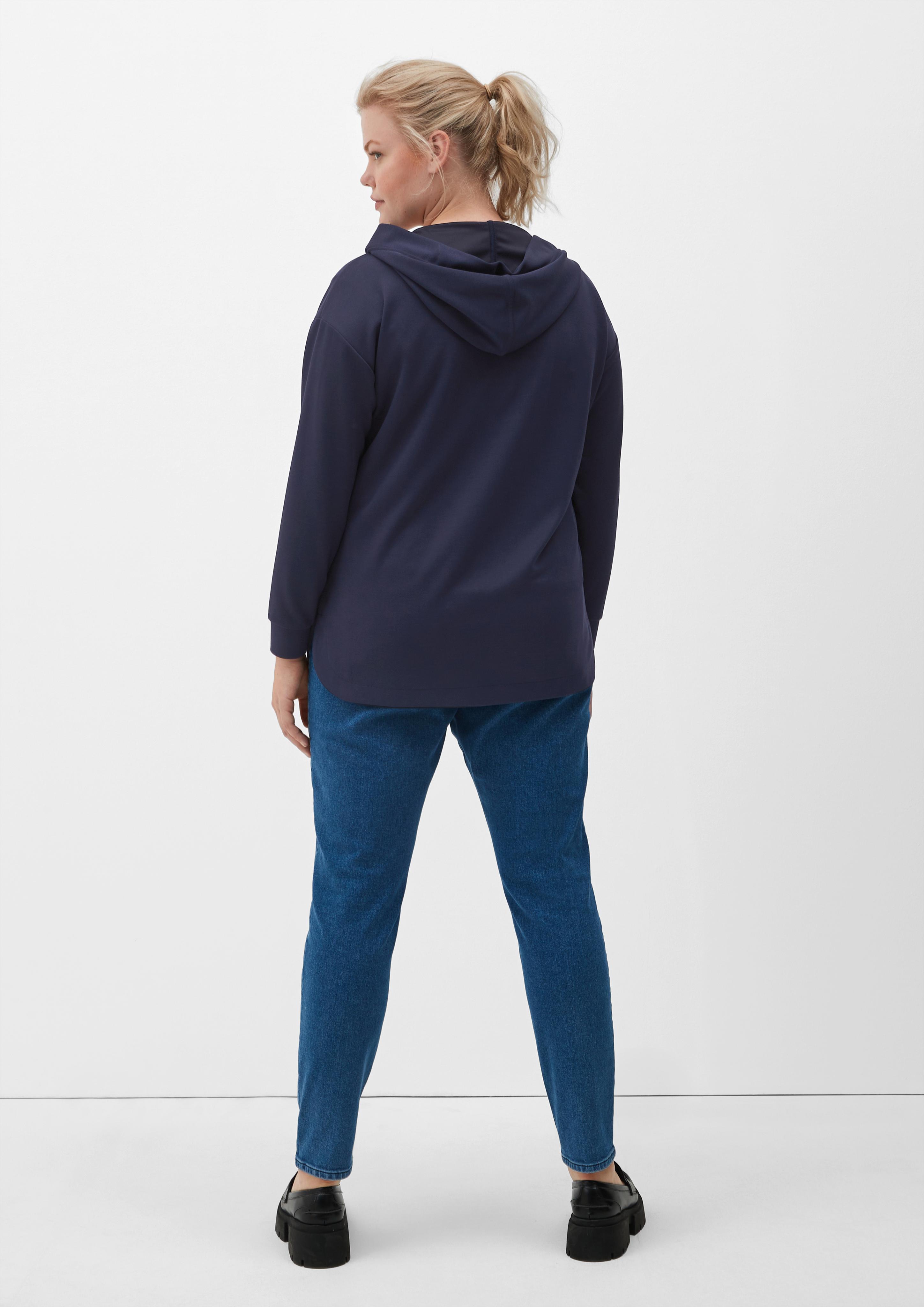 Hoodie mit V-Neck  2121662-5959