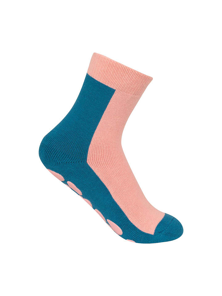 Trollkids Trekkingsocken in Rosa/ Blau günstig kaufen