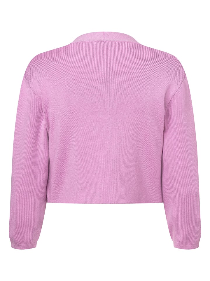 More & More Kurzstrickjacke in lila günstig kaufen