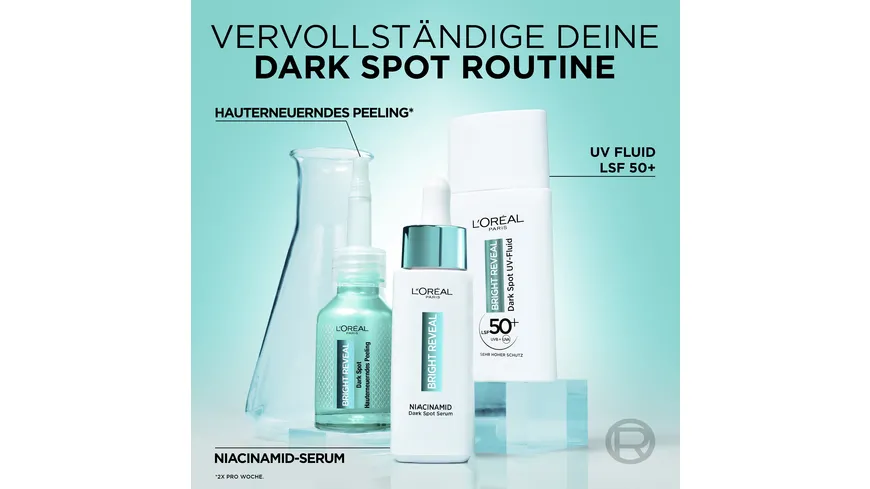 L'Oréal Bright Reveal Dark Spot UV-Fluid LSF50+ 50 ml
