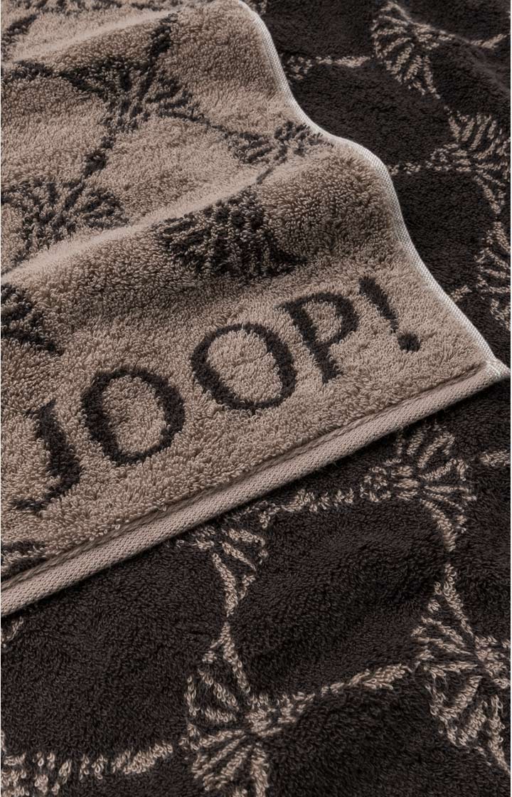 Handtuch JOOP! CLASSIC CORNFLOWER in Mocca, 50 x 100 cm - im JOOP!