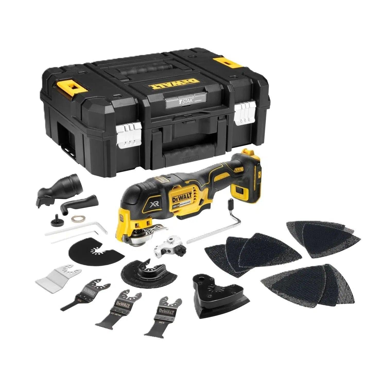 DeWalt DCS356NT-XJ Oscilacijsko večnamensko orodje brez baterij in polnilnika v TSTAK