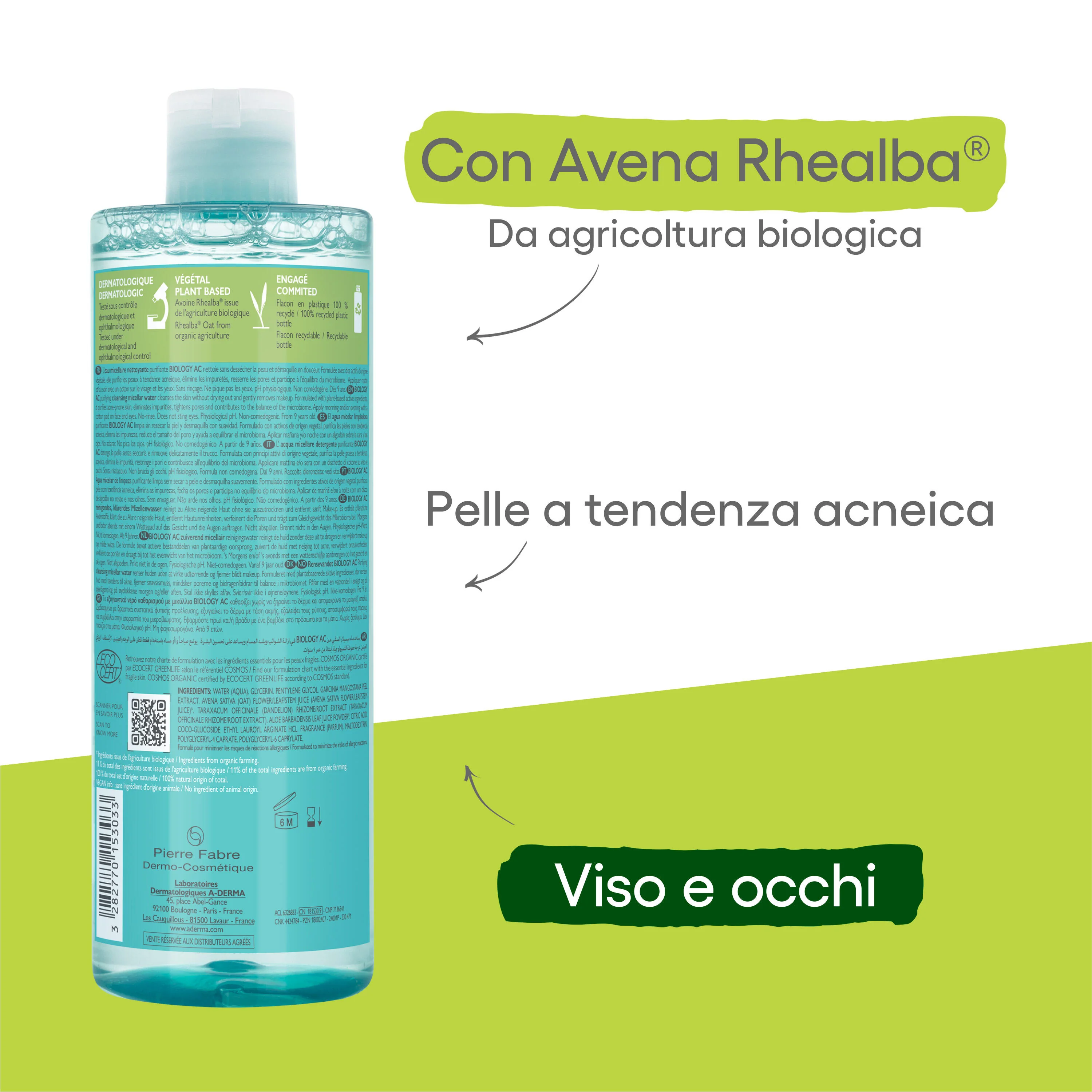 Biology AC micelarna čistilna voda - voda za čiščenje obraza