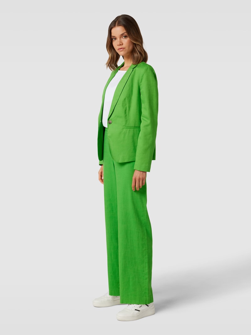 Blazer mit Reverskragen in grün
