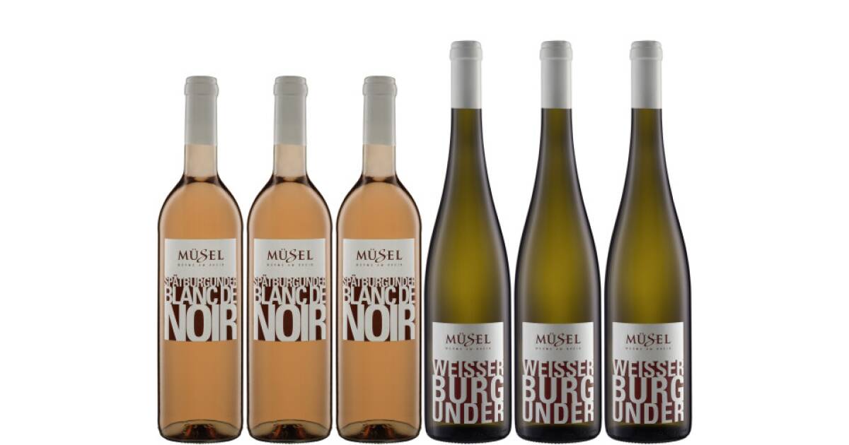 Weissburgunder & Blanc de Noir Paket von Weingut Müsel günstig bei wein.de kaufen
