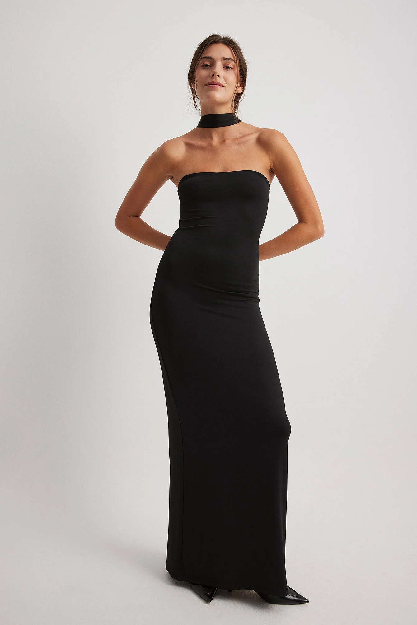 Kleid mit Bandeau-Detail