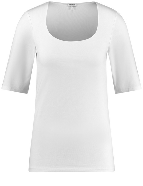 Halbarmshirt mit weitem Ausschnitt