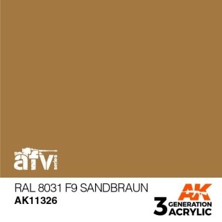 RAL 8031 F9 Sandbraun (17 ml)