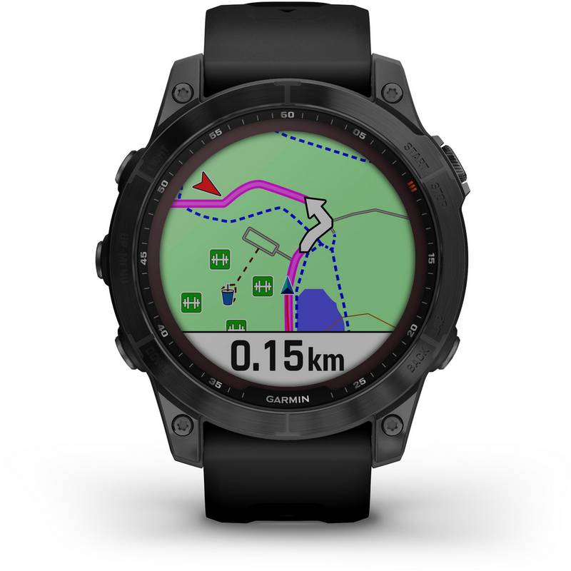 Garmin fenix 7 Sapphire Solar Titan Sportuhr