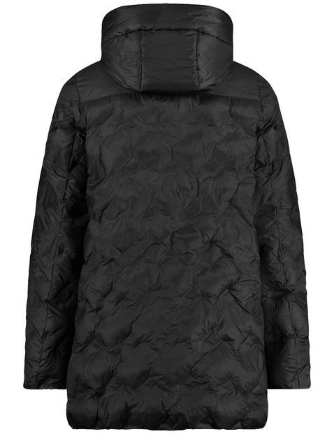 Wattierte Übergangsjacke mit Kapuze