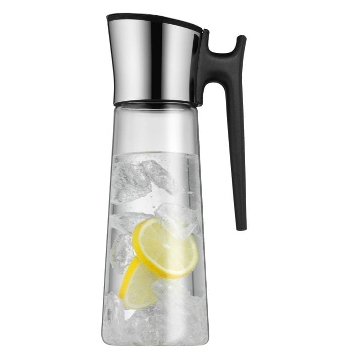 Basic Wasserkaraffe mit Griff, 1,5 l, Schwarz