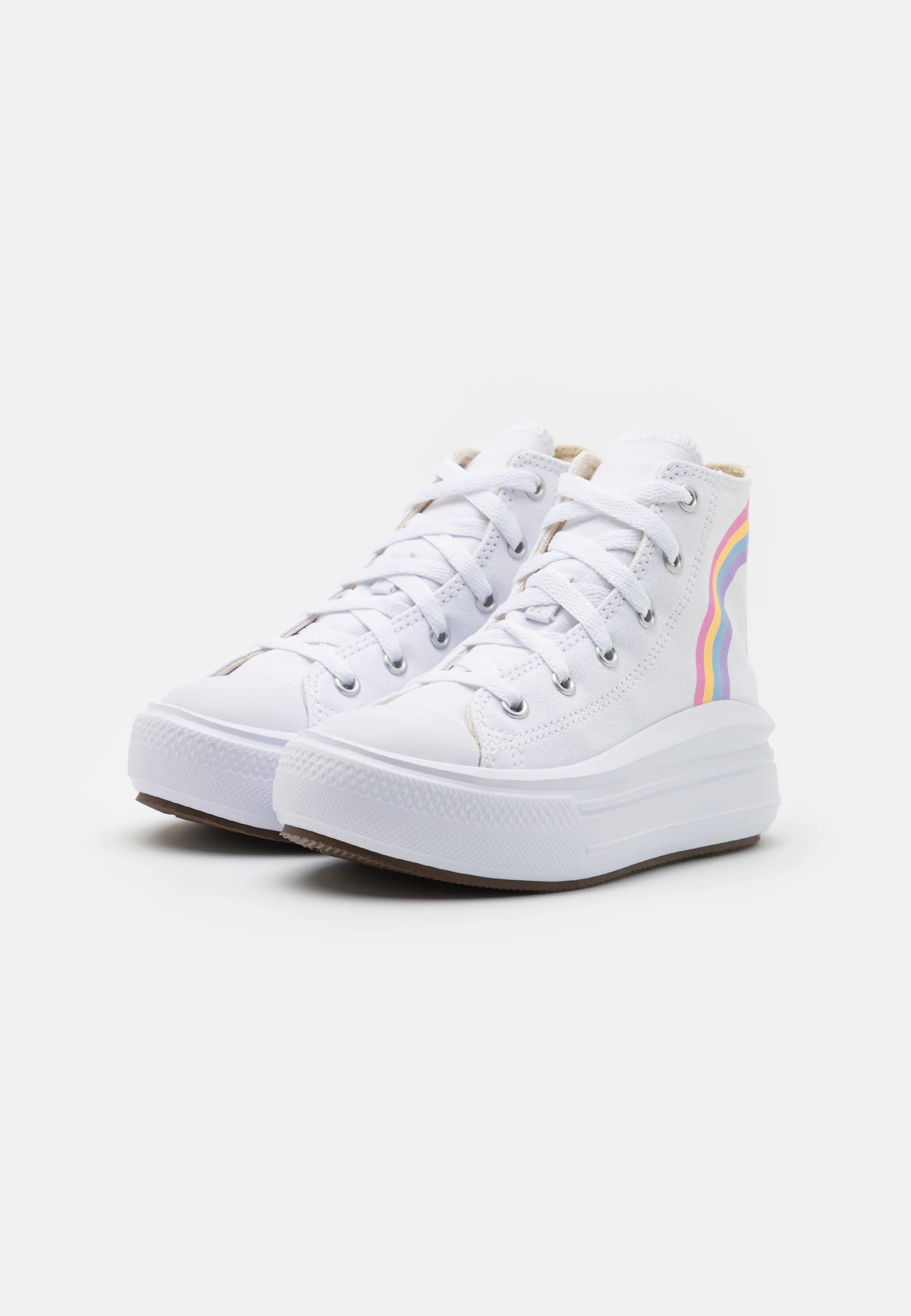 Converse CHUCK TAYLOR ALL STAR MOVE PLATFORM RAINBOW CLOUD - Zapatillas altas