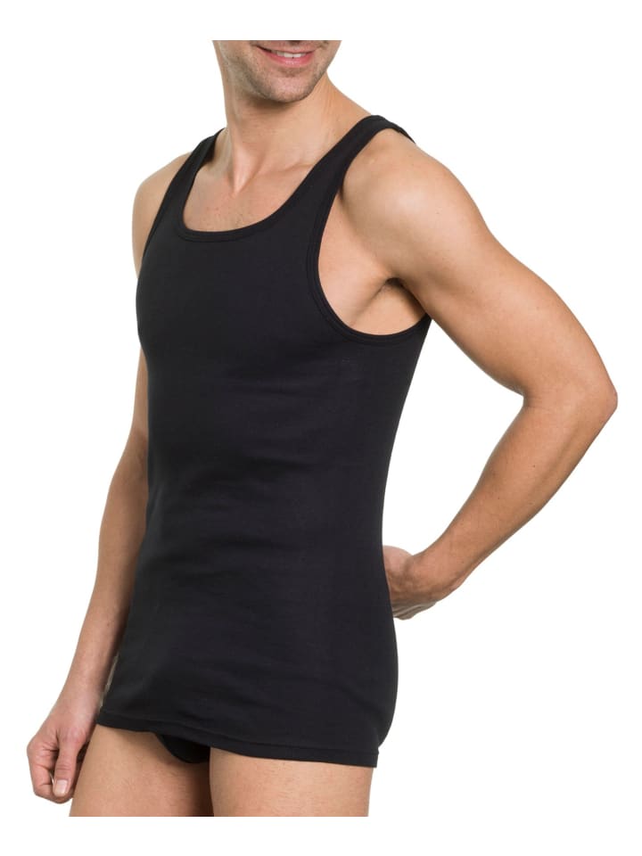 Haasis Bodywear 5er-Set: Unterhemd in schwarz günstig kaufen