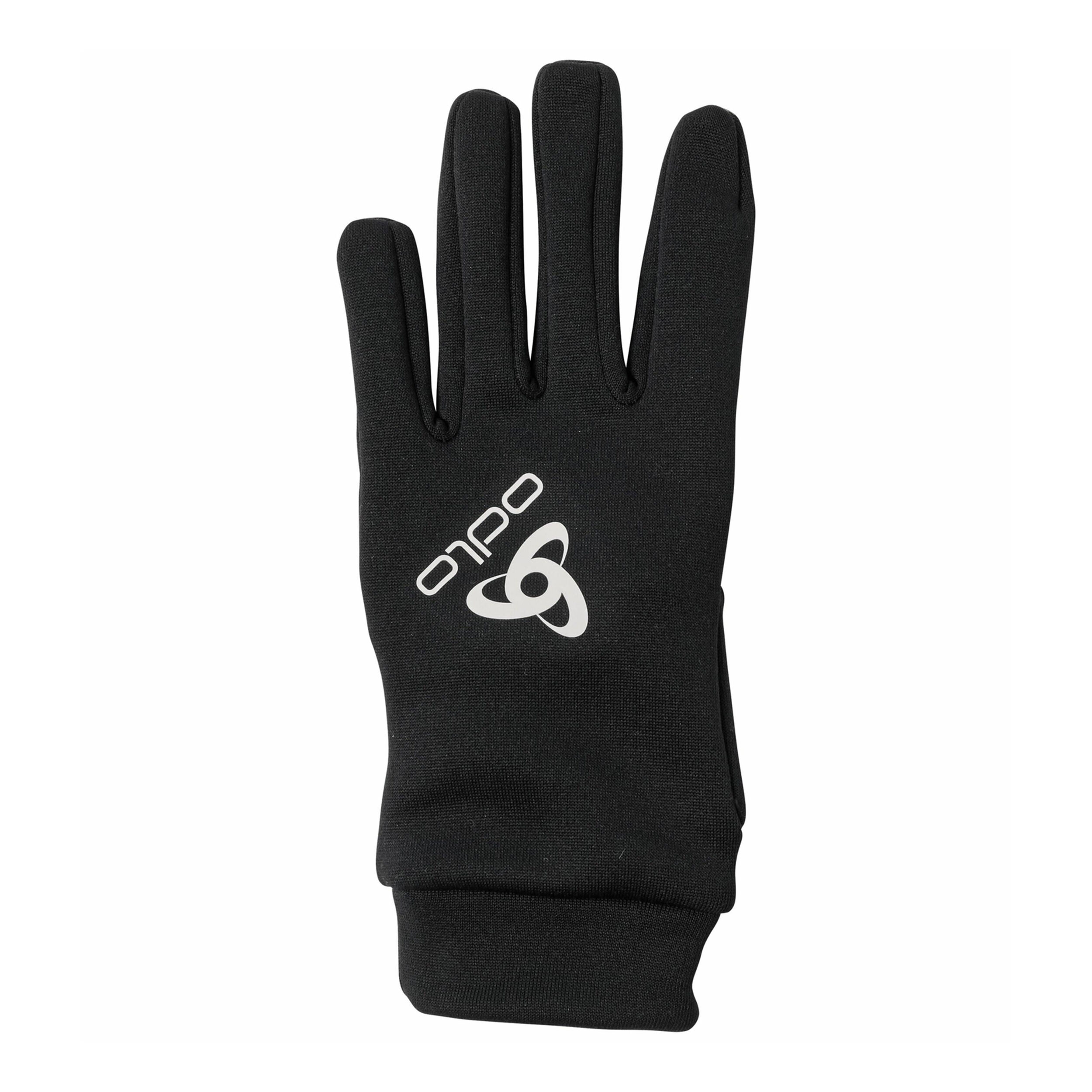 Stretchfleece Liner Eco Gloves Laufhandschuhe - Schwarz