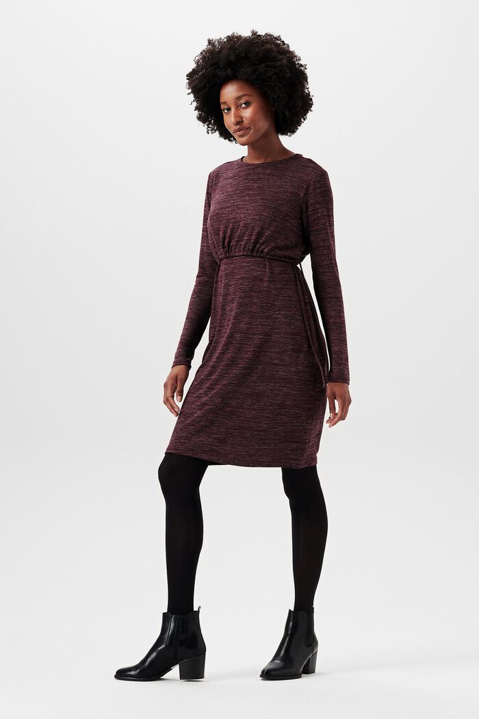 Mehrfarbiges Kleid mit Stillfunktion