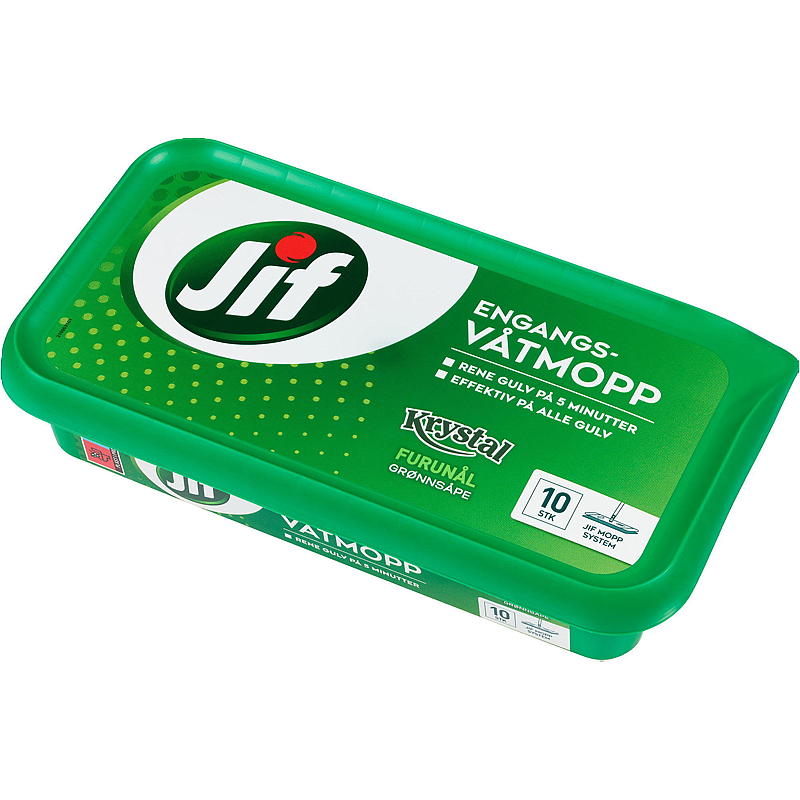 Jif Engangsmopp 10-pk Jif Krystal Furunål