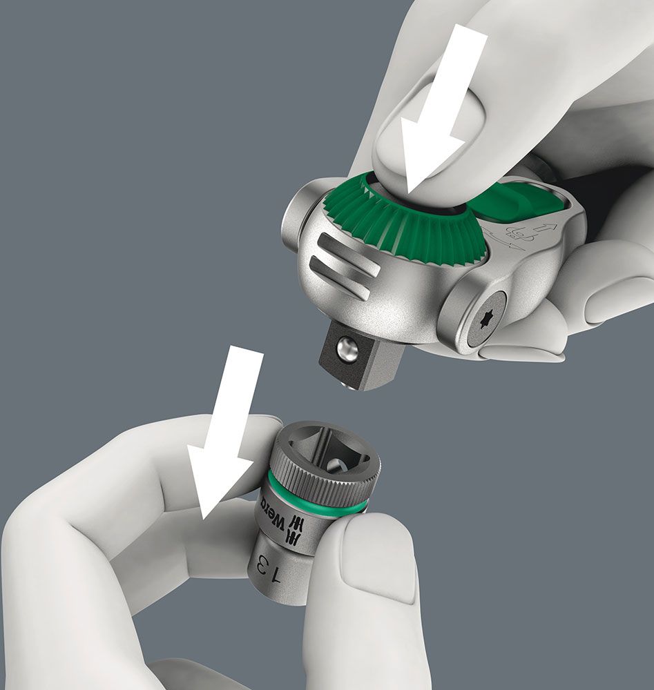 Wera 8000 A SB Zyklop Speed Knarre mit 1/4