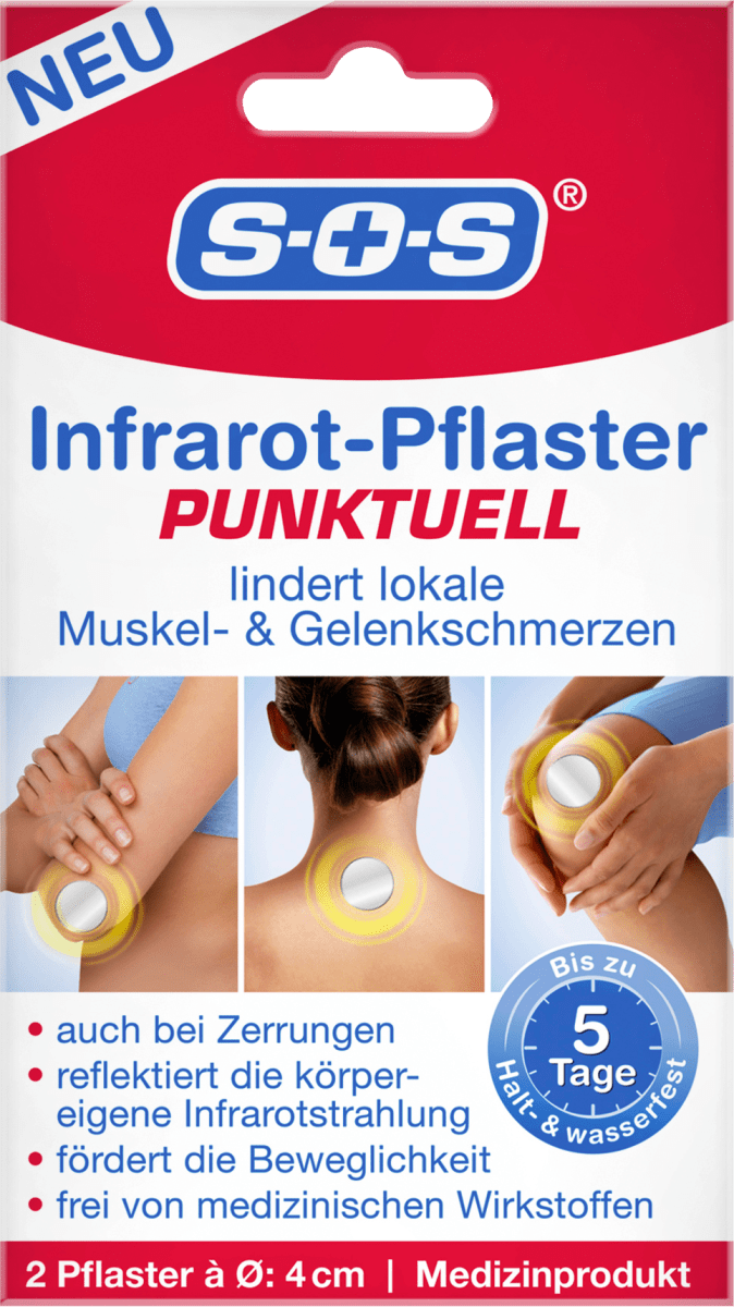 Infrarotpflaster flexibel, 2 St