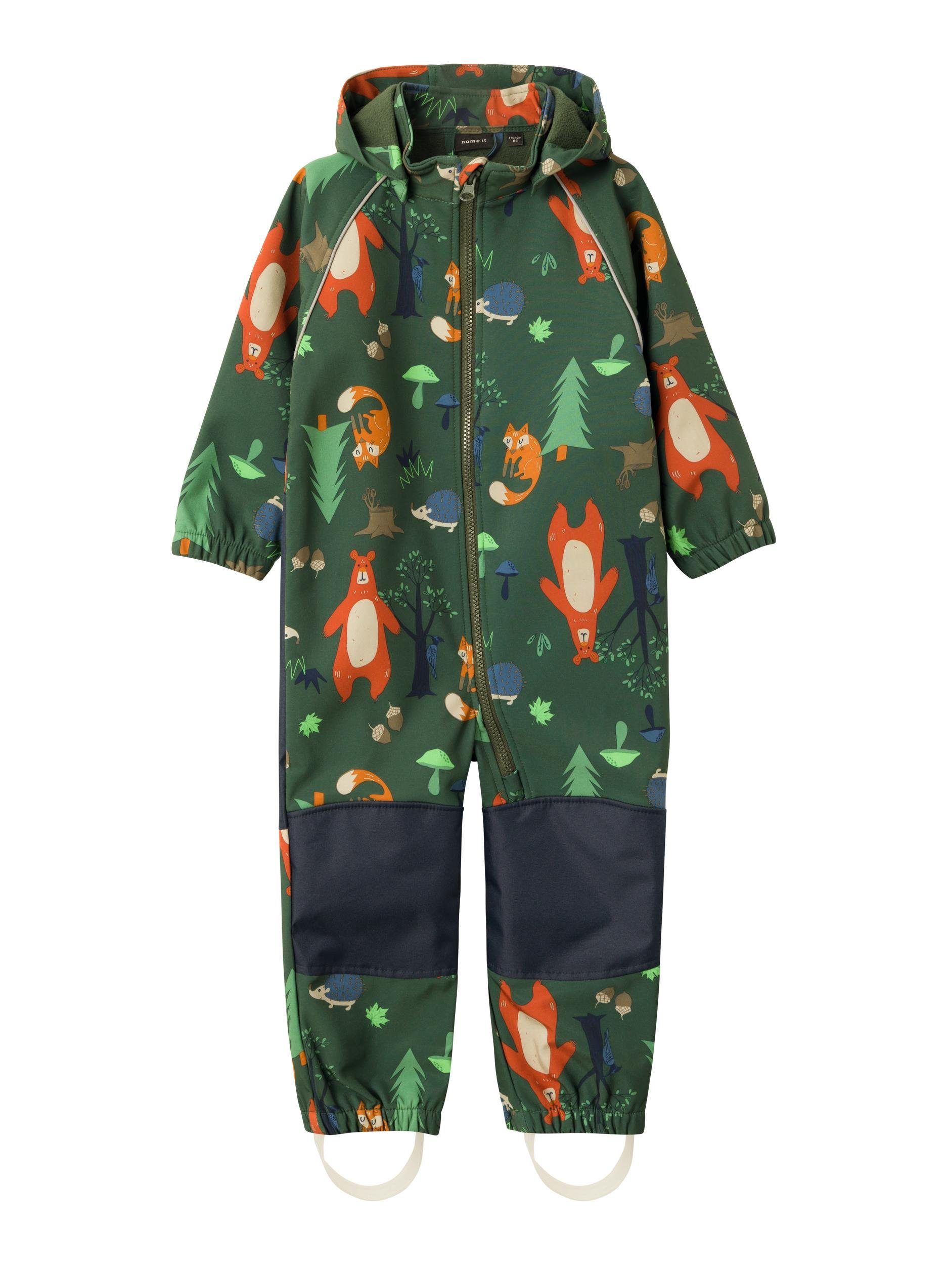 Name It Overall NMMALFA08 SUIT WOOD LIFE FO mit dekorativen reflektierenden Details
