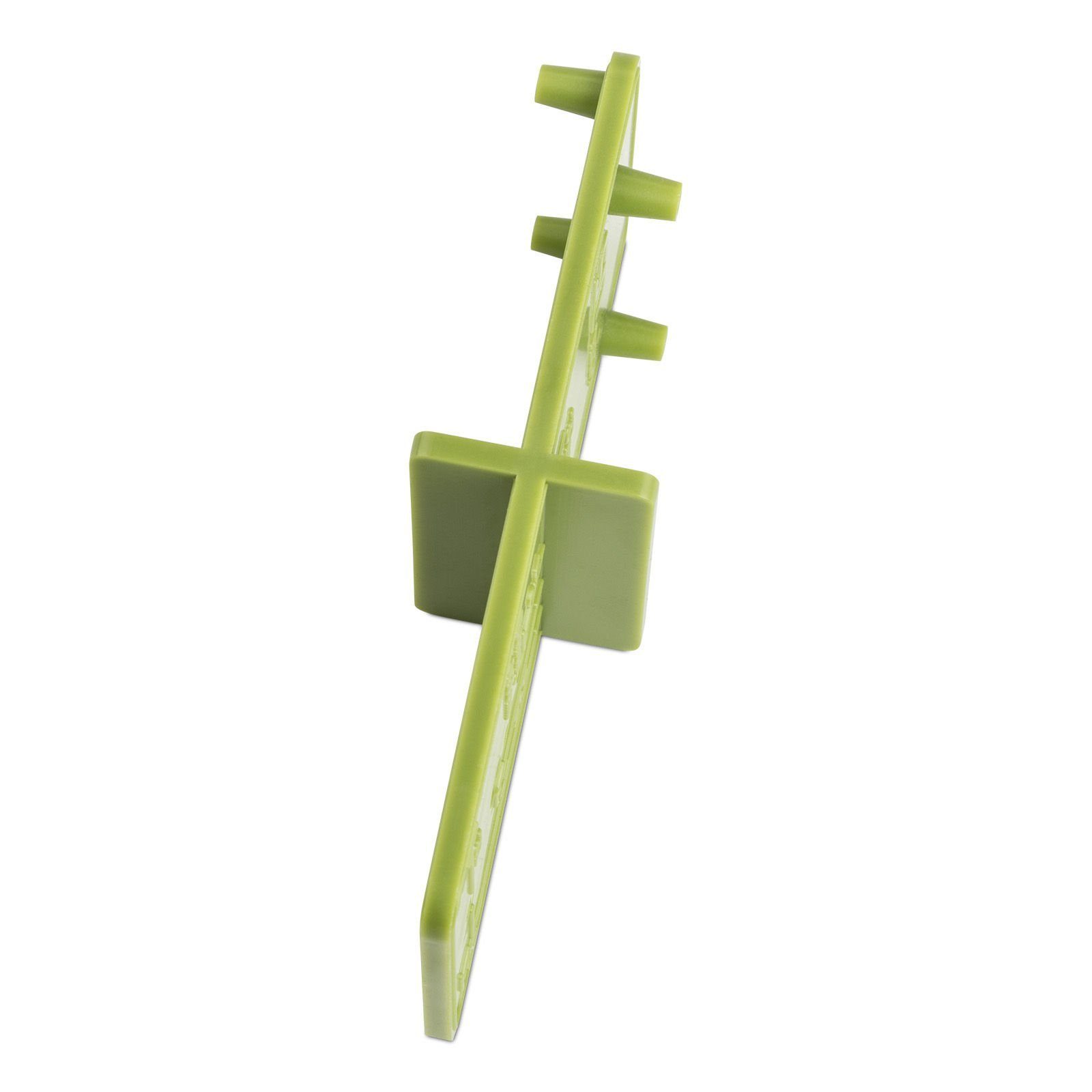 SO-TECH® Möbelbeschlag Ankörn-Bohrschablone EasyGreen für 32er Lochreihen, für Exzenter Verbindungsbeschläge, Topfbänder Ø 26 und 35 mm