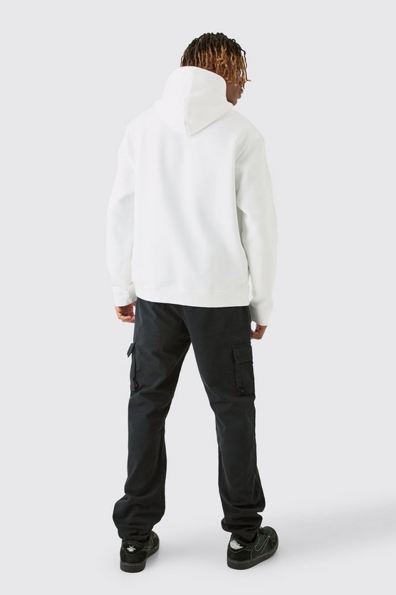 Tall Man-Dash Hoodie in Weiß
