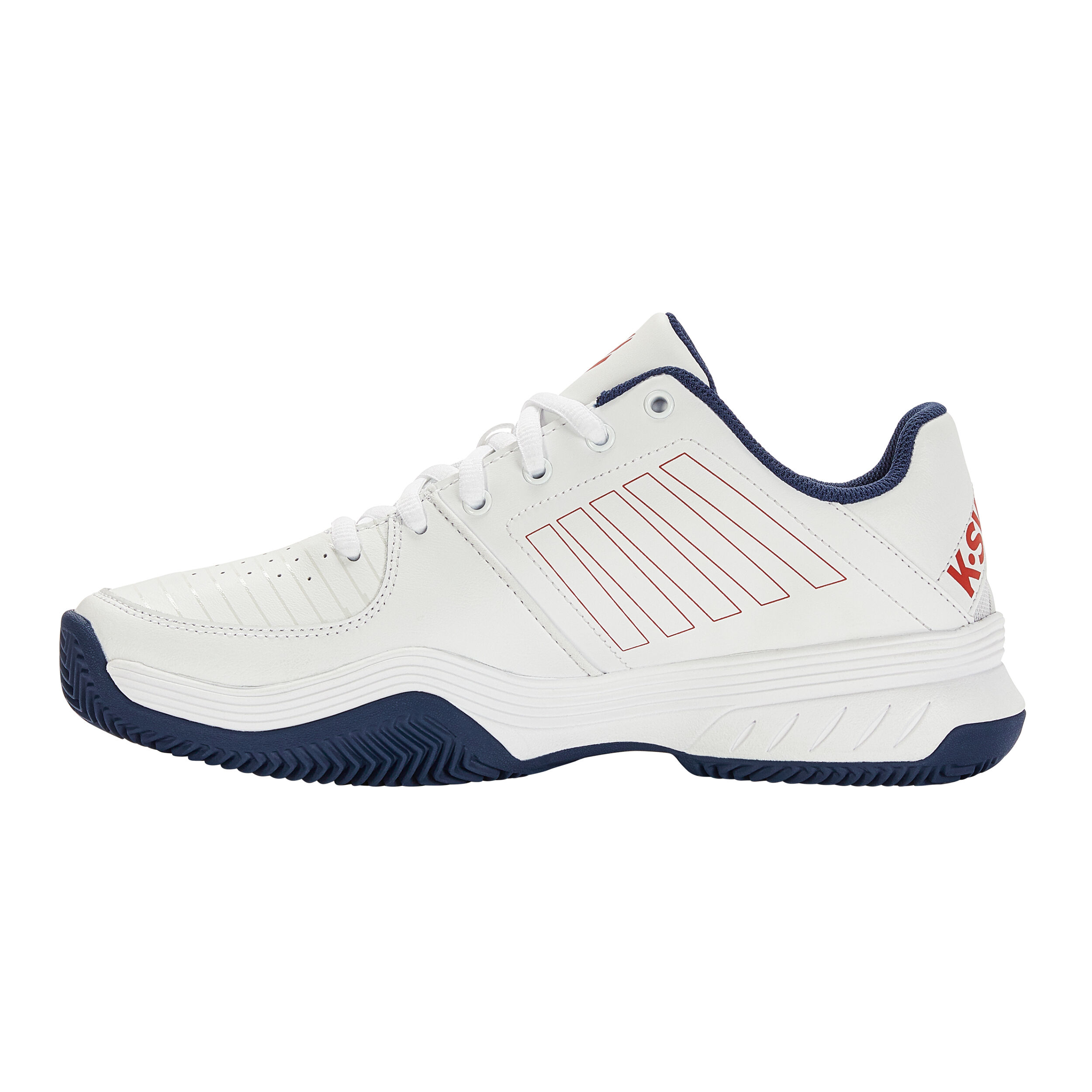 Court Express Sandplatzschuh Herren - Weiß, Dunkelblau