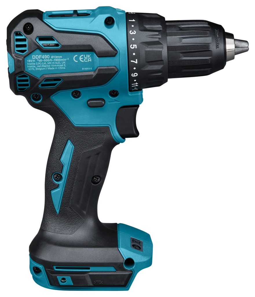 Makita DDF490Z LXT 18 V batteridrevet bore-/skruetrækker ekskl. batterier og oplader i æske