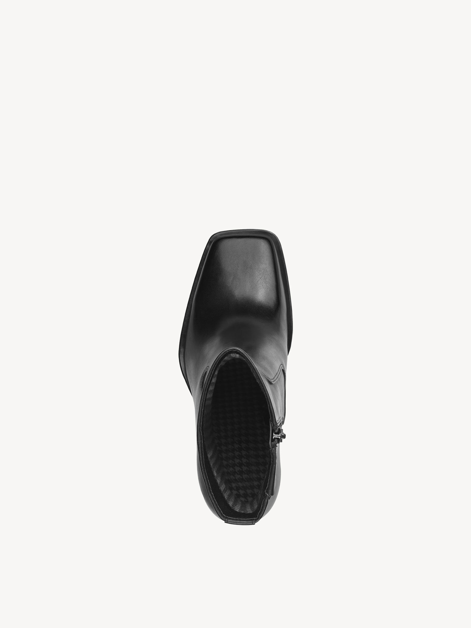 Bottine en cuir - noir