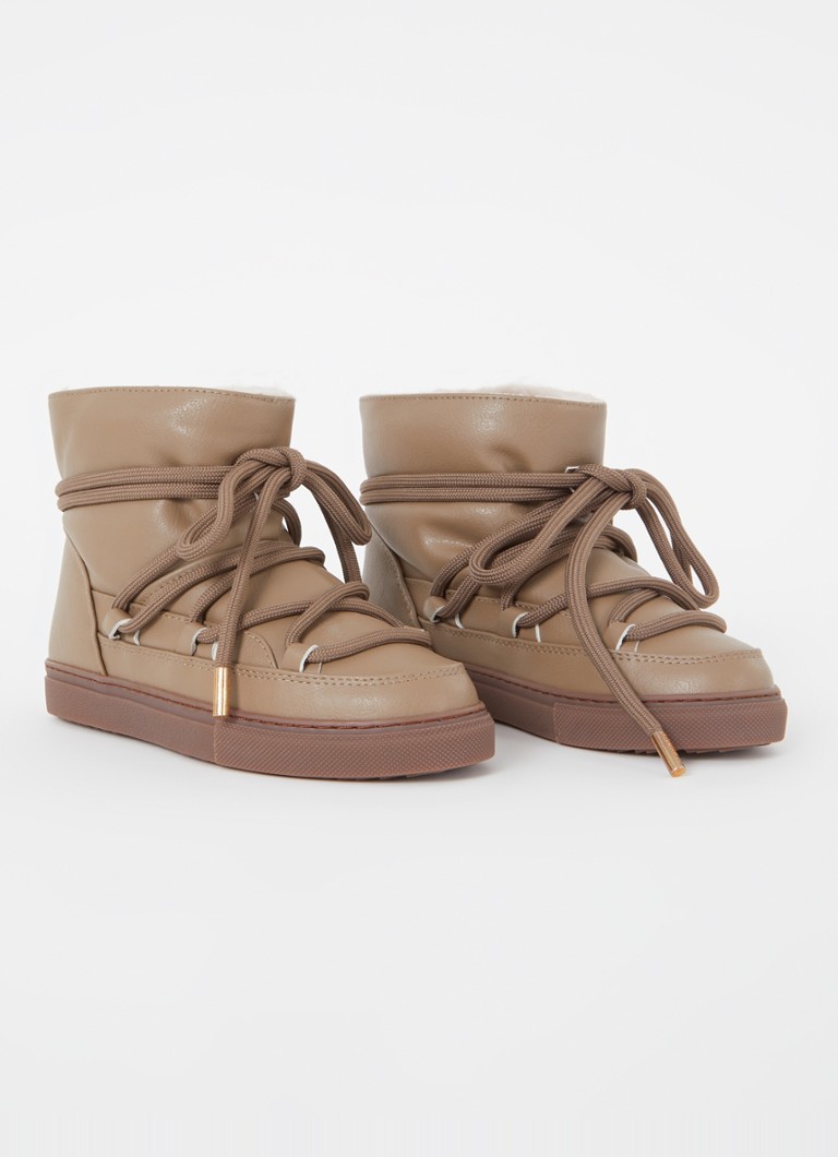 Inuikii Grape snow boot with faux fur details