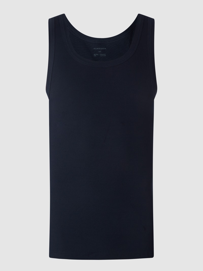 Tanktop mit Stretch-Anteil in dunkelblau