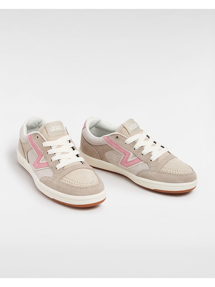 Vans Leder-Sneakers in Beige günstig kaufen