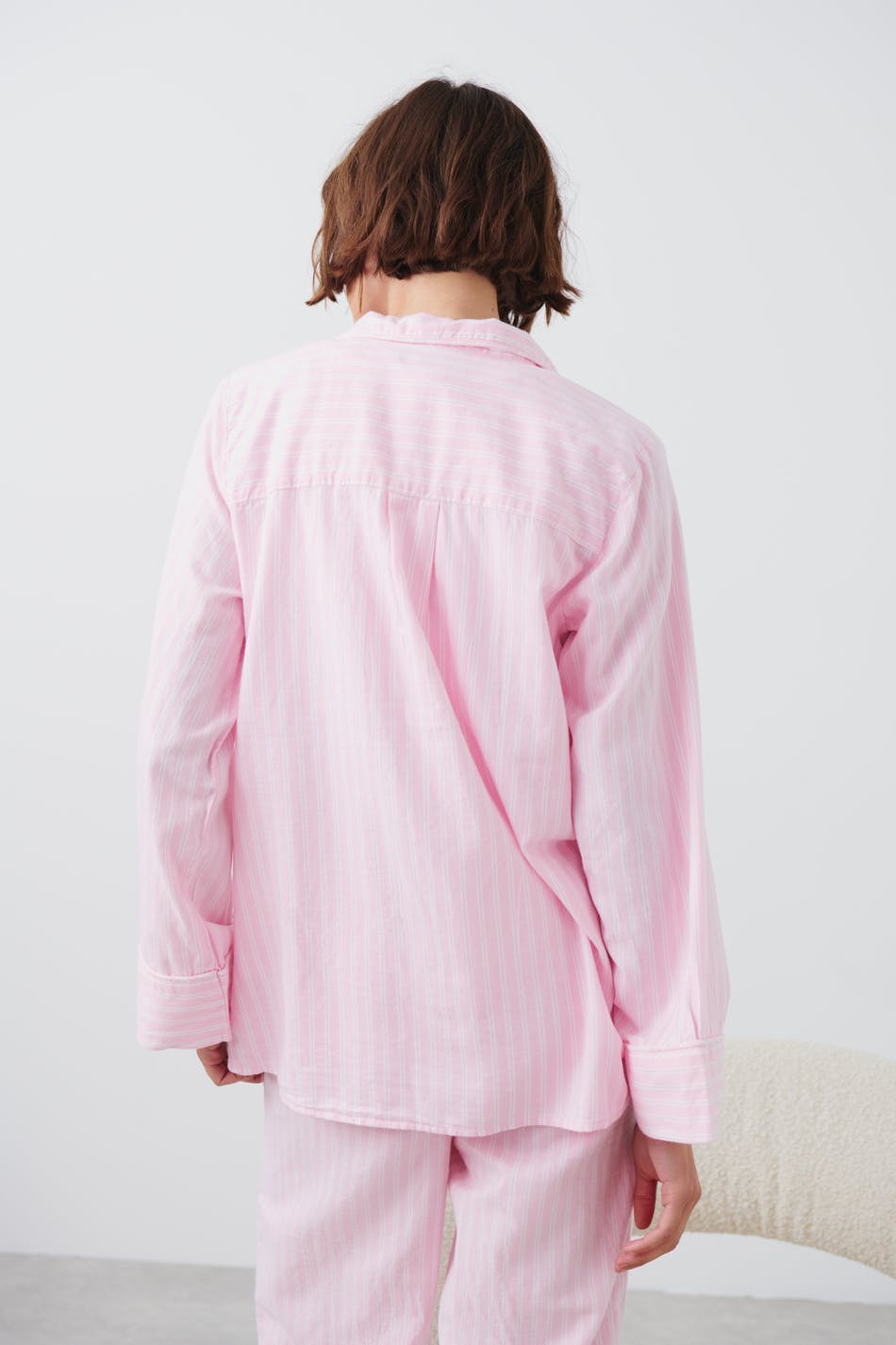 Flannel pyjamas shirt