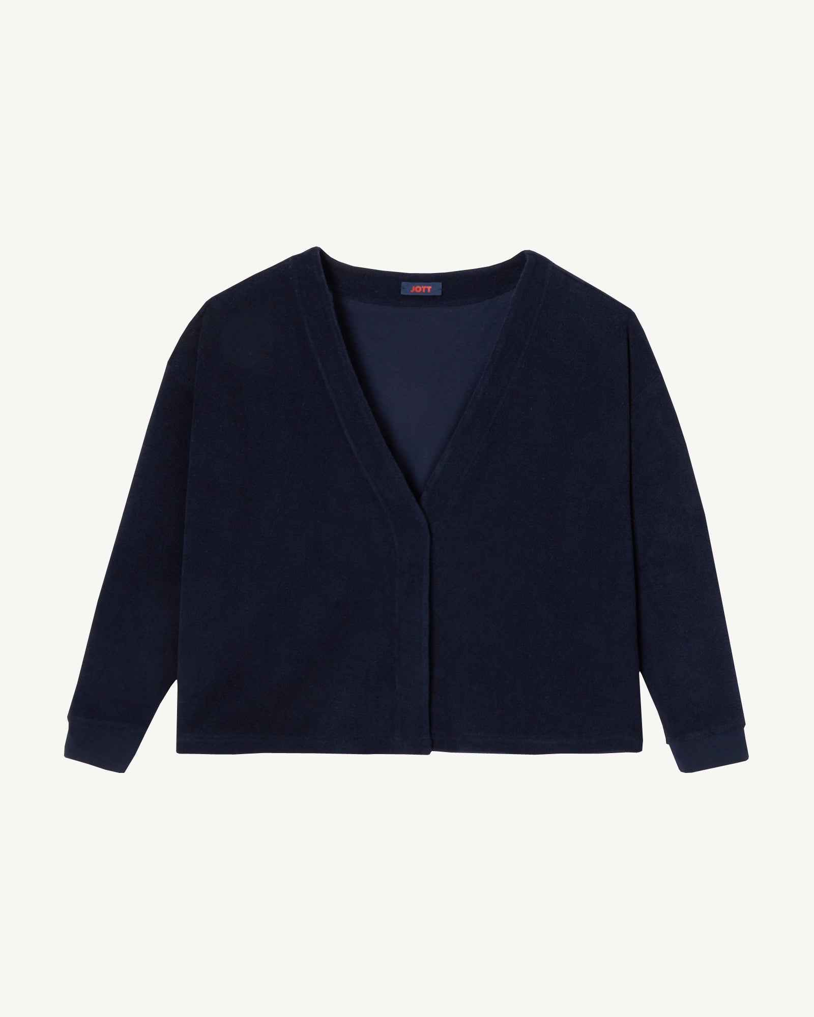 Cardigan éponge à manches longues Marine Pamplona