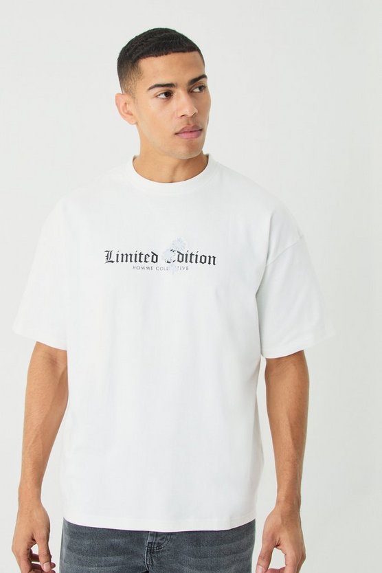 Oversize T-Shirt mit Limited Edition Print