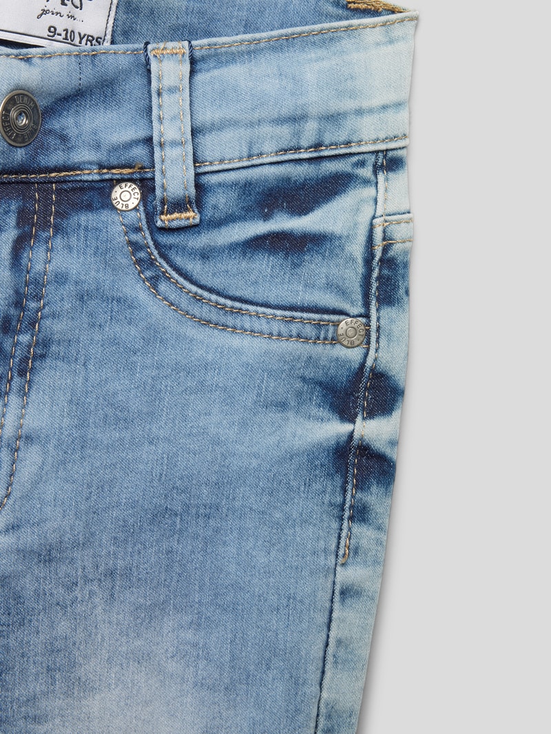 Slim Fit Jeans im 5-Pocket-Design in hellblau