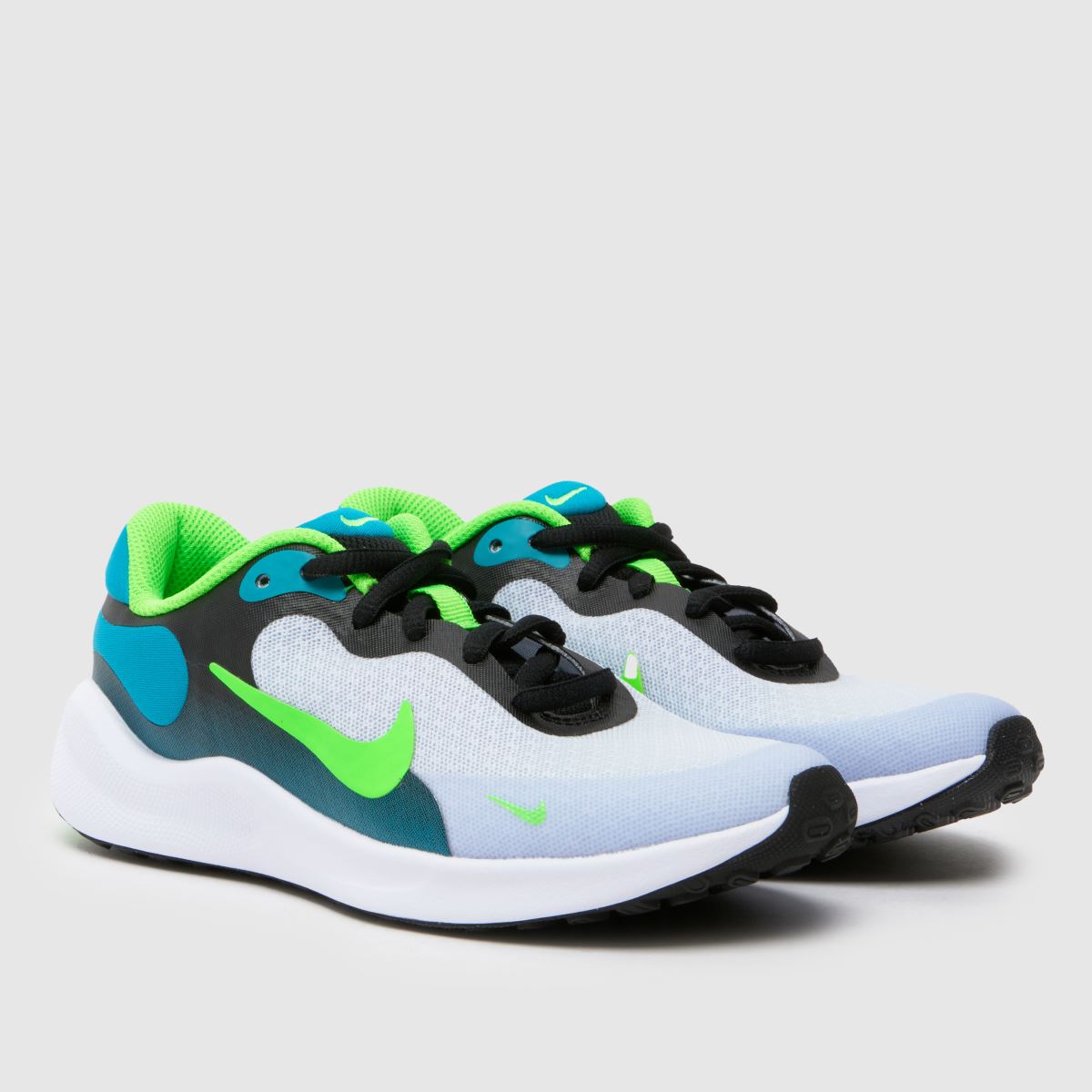 Nike Revolution 7 Pojkar Barn Tränare Svarta och Blå