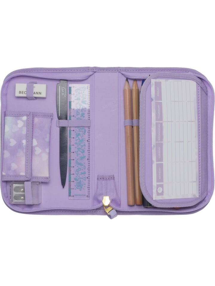 BECKMANN Federmappe mit Inhalt Unicorn Princess Purple in lila günstig kaufen onesize