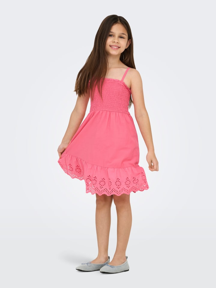 KIDS ONLY Sommerkleid KOGLOU LIFE EMB SMOCK DRESS in camellia rose günstig kaufen