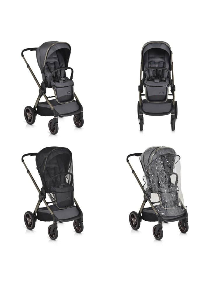 Cangaroo Kinderwagen 2 in1 iClick in grau günstig kaufen onesize